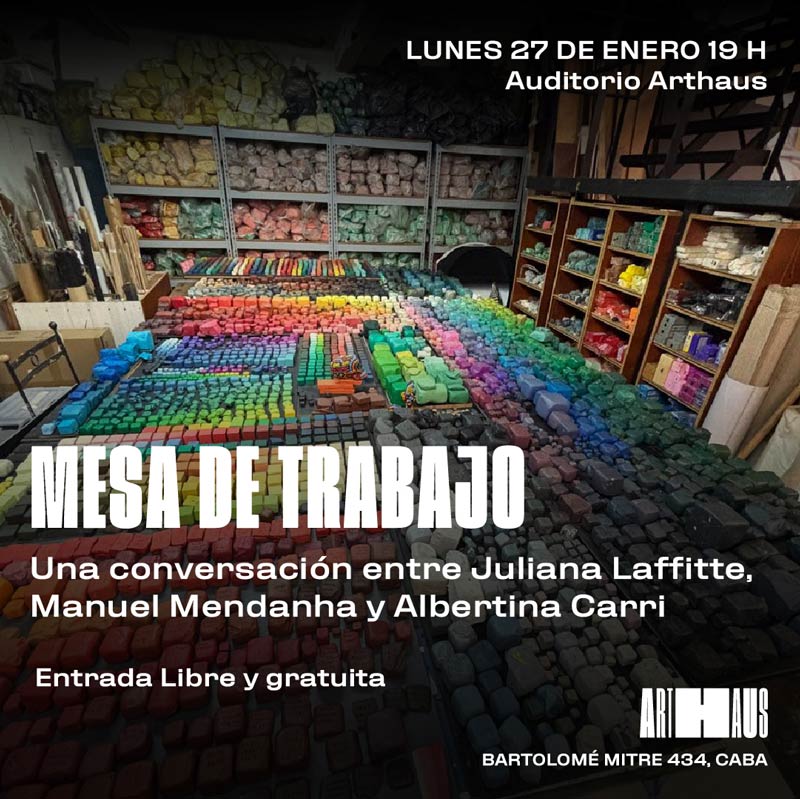 Una conversación entre Juliana Laffitte, Manuel Mendanha y Albertina Carri